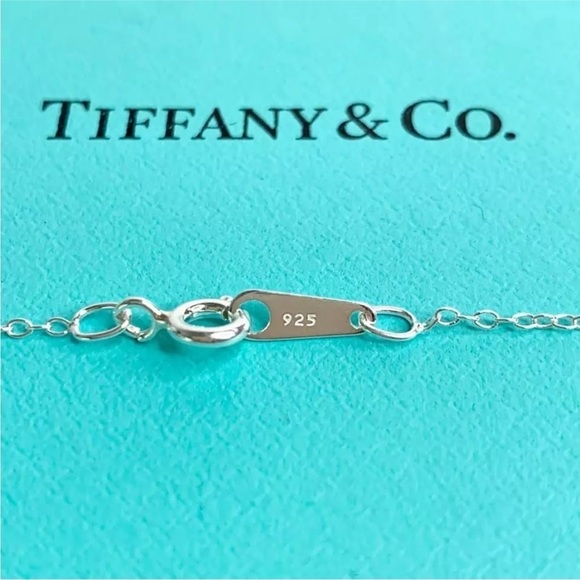 Authentic Retired Tiffany&Co. 1837 Lock Padlock Necklace Pendant 925 16” - Picture 6 of 7
